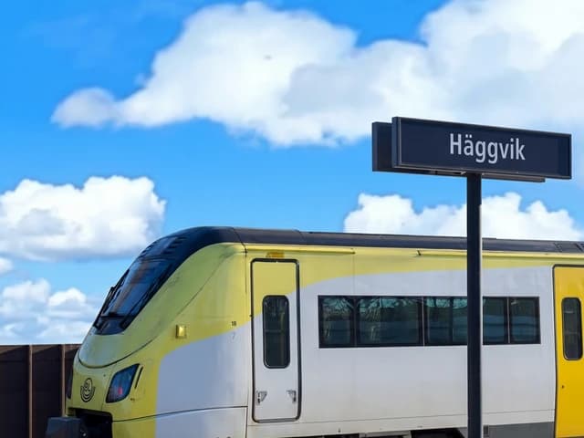 Book bus transfer from Häggvik Station for onward travel in Stockholm.