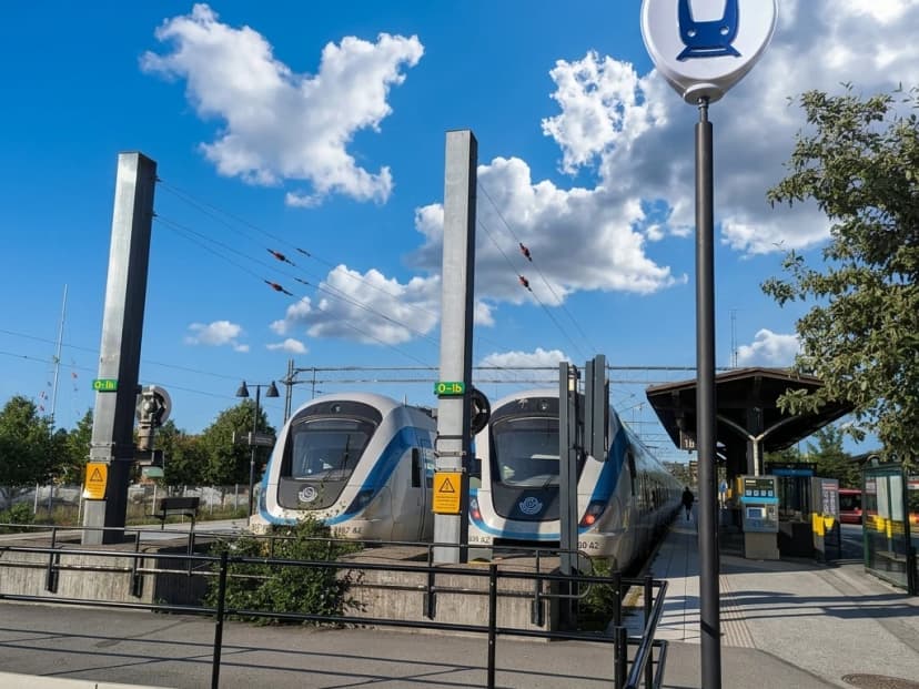 Hyra buss vid Nynäshamn station